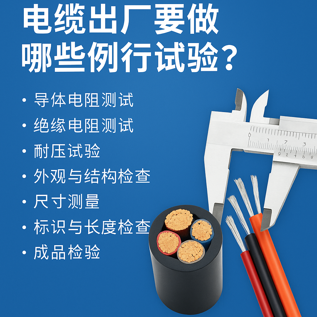 电缆出厂要做哪些例行试验？一文讲清最关键的7项检测