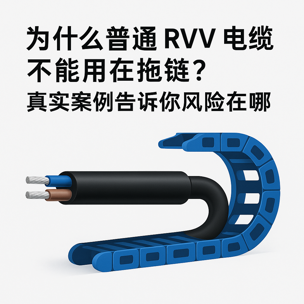 为什么通常 RVV 电缆不能用在拖链？真实案例通知你风险在哪