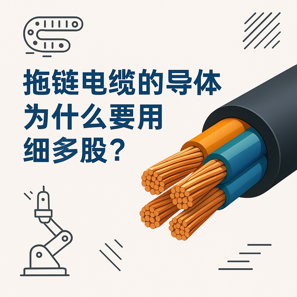 拖链电缆的导体为什么要用细多股？