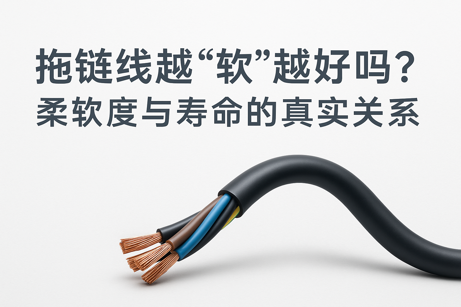 拖链线越“软”越好吗？柔软杜纂寿命的真实关系