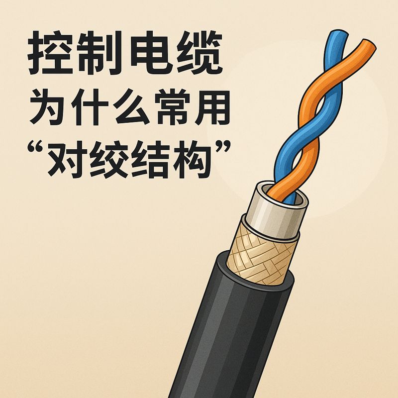 节造电缆为什么常用“对绞结构”？