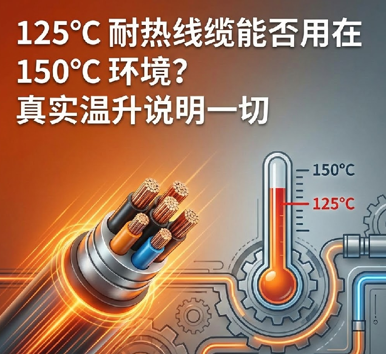 125℃ 耐热线缆能否用在 150℃ 环境？真实温升注明所有